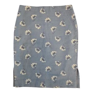 EC LOFT OUTLET FLORAL SKIRTS W/SLITS SZ. 00P